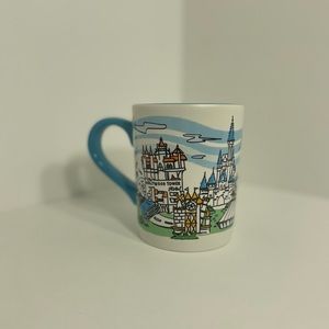 Disney world coffee mug sketch design excellent condition
